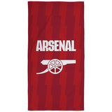 Arsenal FC red beach towel with cannon logo 150x75cm - British product