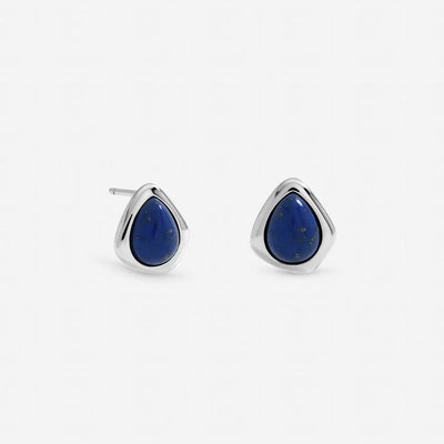 Argos Inicio Silver Plated Lapis Stud Earrings- Buy online at McGrocer