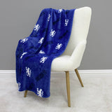 Chelsea FC fleece throw blue 100x150cm - British product