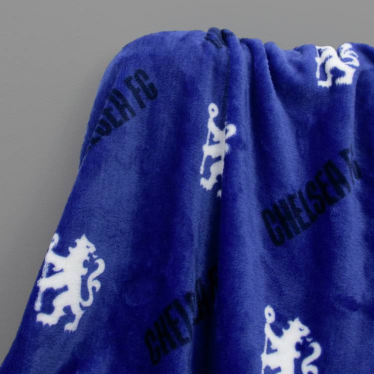 Chelsea FC fleece throw blue 100x150cm - British product