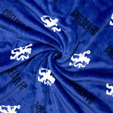 Chelsea FC fleece throw blue 100x150cm - British product