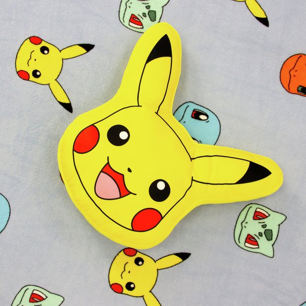 Pokémon Pikachu shaped cushion 35x35cm, UK version