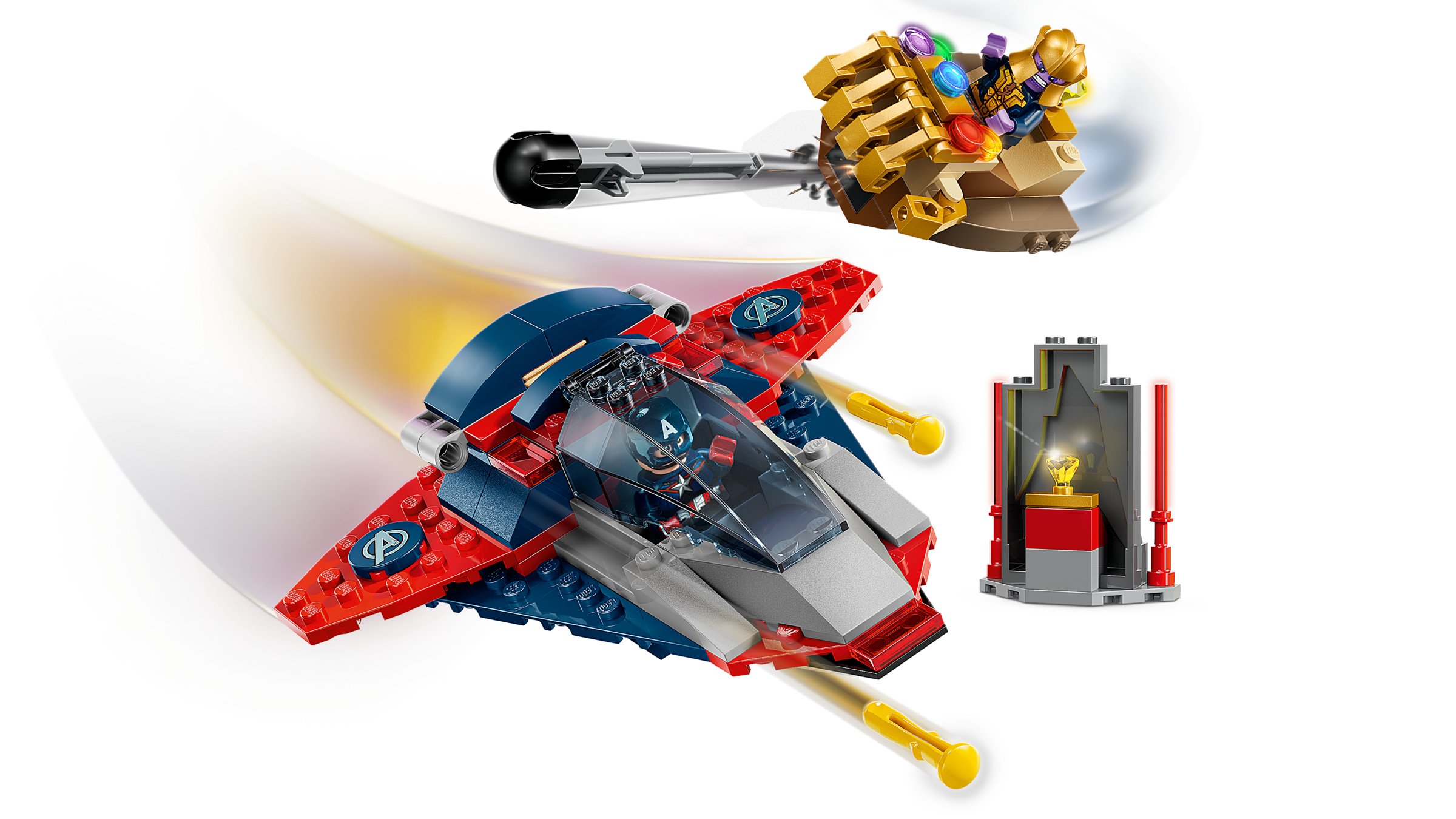 LEGO Captain America vs Thanos set 107 pieces - British product