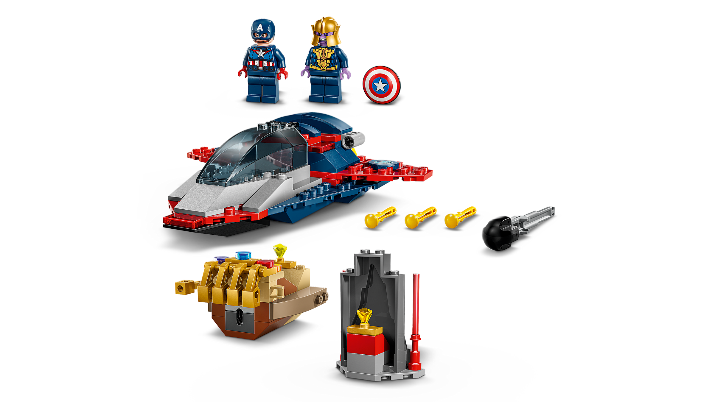 LEGO Captain America vs Thanos set 107 pieces - British product