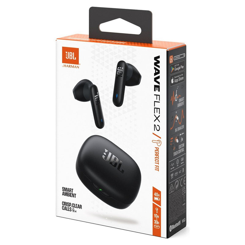 JBL Wave Flex 2 true wireless earbuds black - British product
