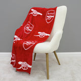 Arsenal FC fleece throw red 100x150cm, imported from the UK