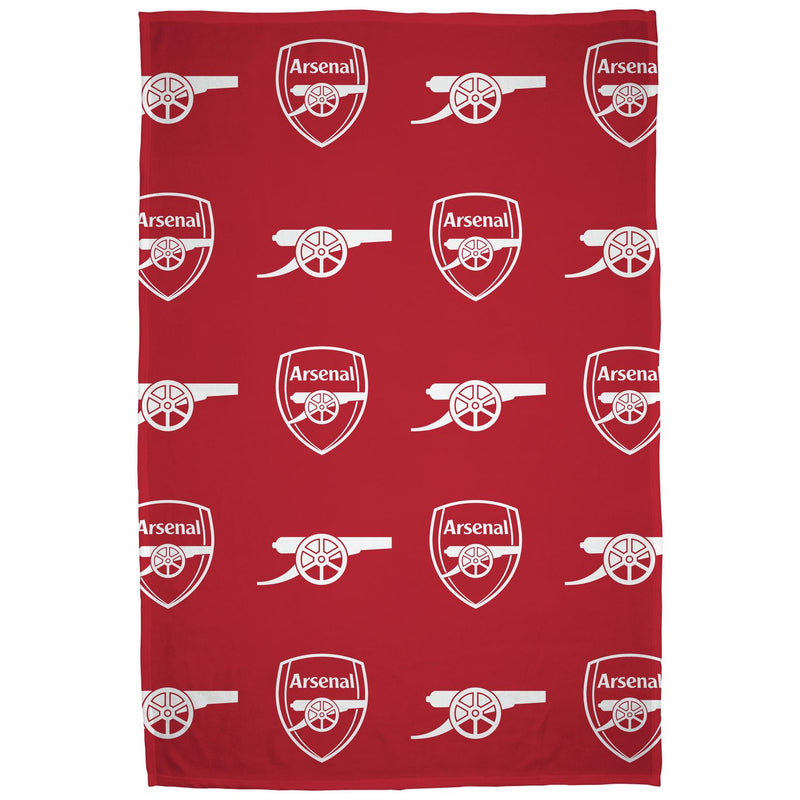 Arsenal FC fleece throw red 100x150cm, imported from the UK