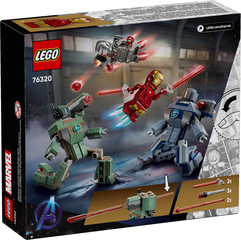 LEGO Iron Man War Machine set 204 pieces, UK version
