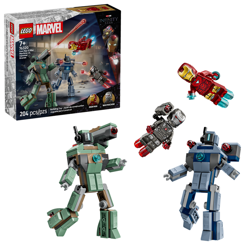 LEGO Iron Man War Machine set 204 pieces, UK version