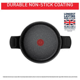 Tefal Stone Force aluminium stewpot 24cm, UK version