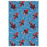 Spiderman fleece throw blue 100x150cm (British brand)
