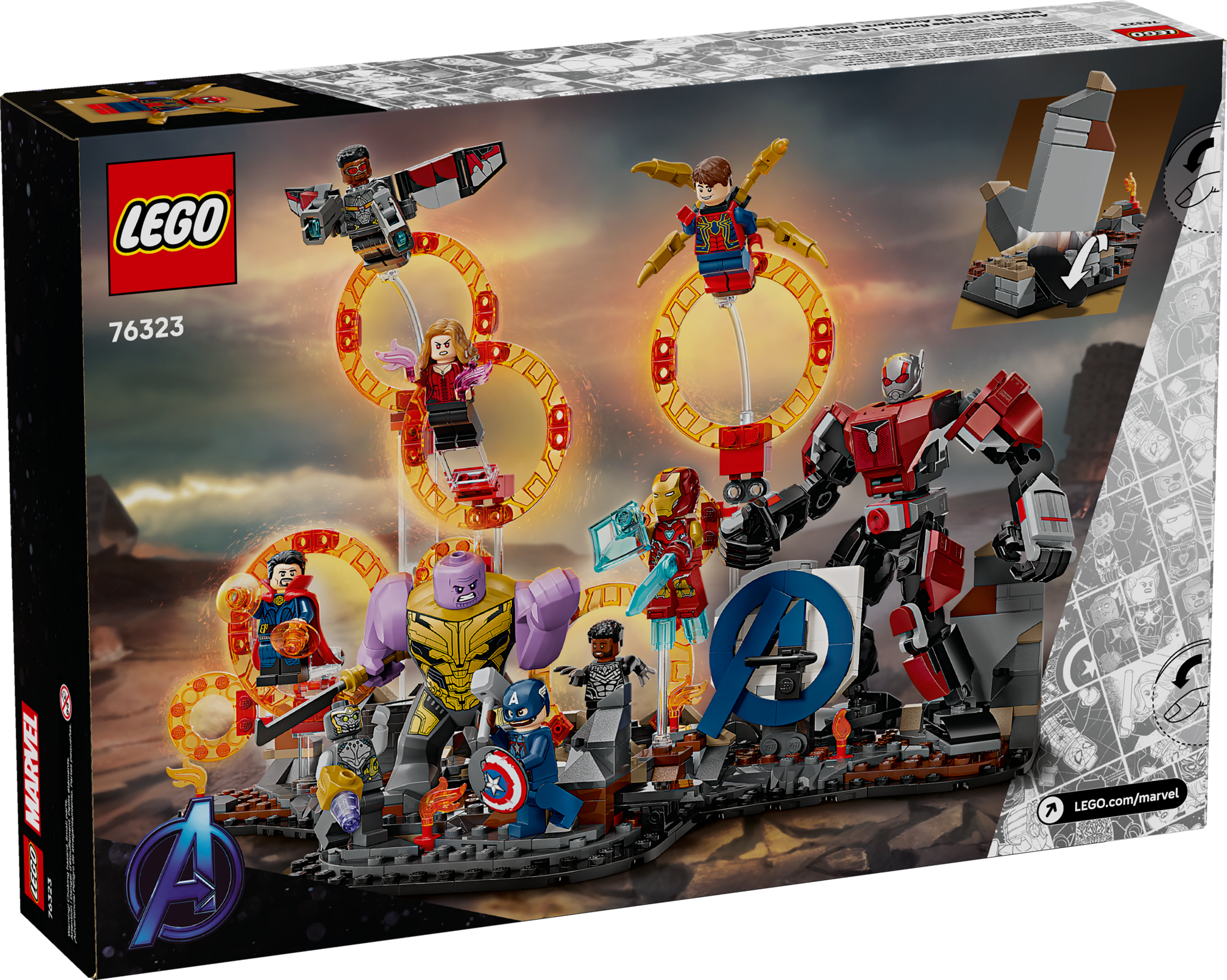 LEGO Avengers building set Marvel Endgame 621 Pieces - British product