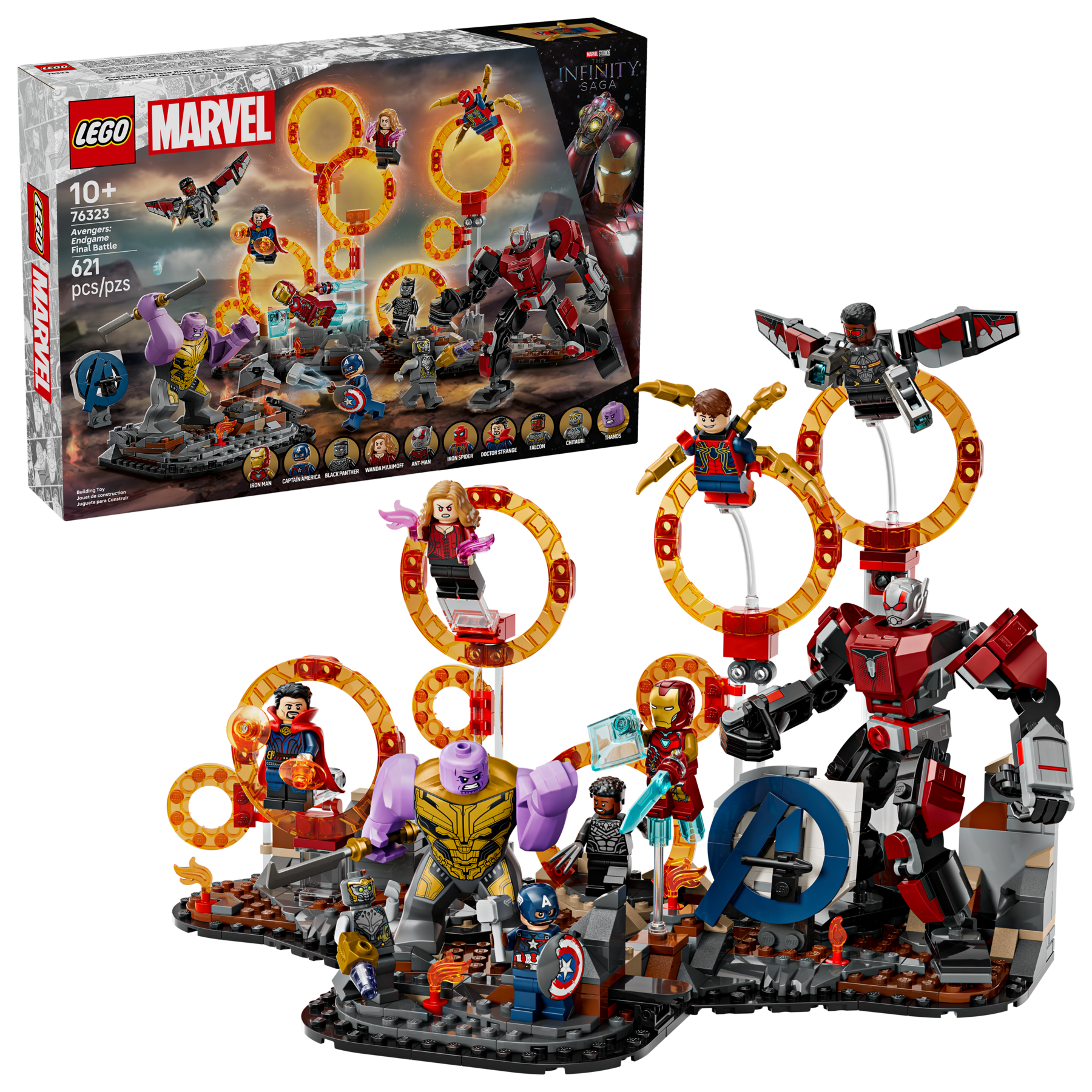 LEGO Avengers building set Marvel Endgame 621 Pieces - British product