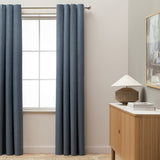 Habitat blue blackout eyelet curtains 117x137cm - British product