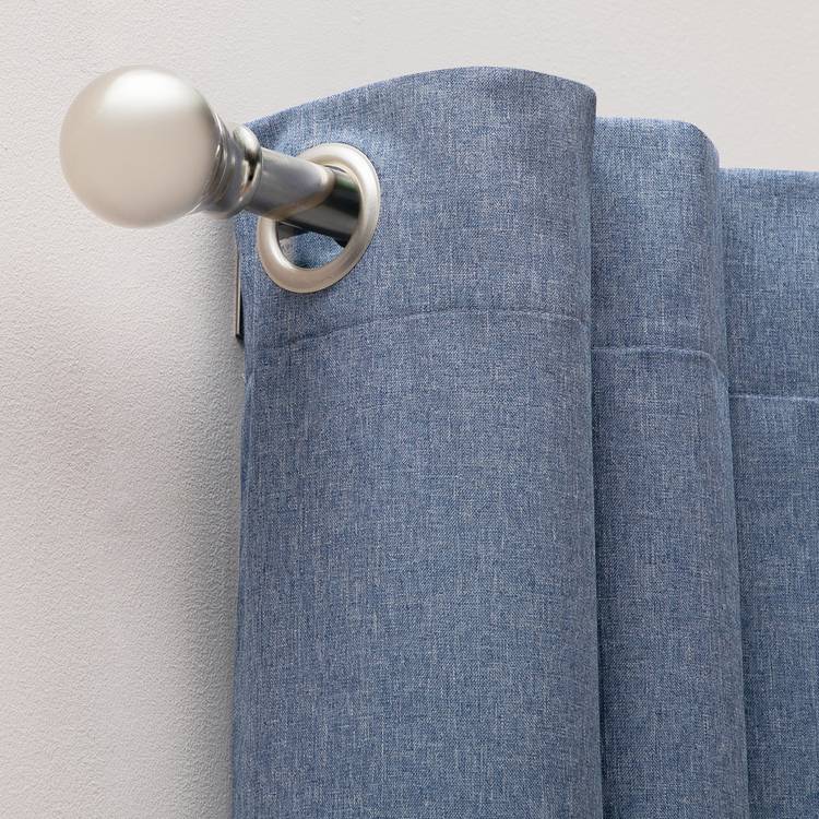Habitat blue blackout eyelet curtains 117x137cm - British product