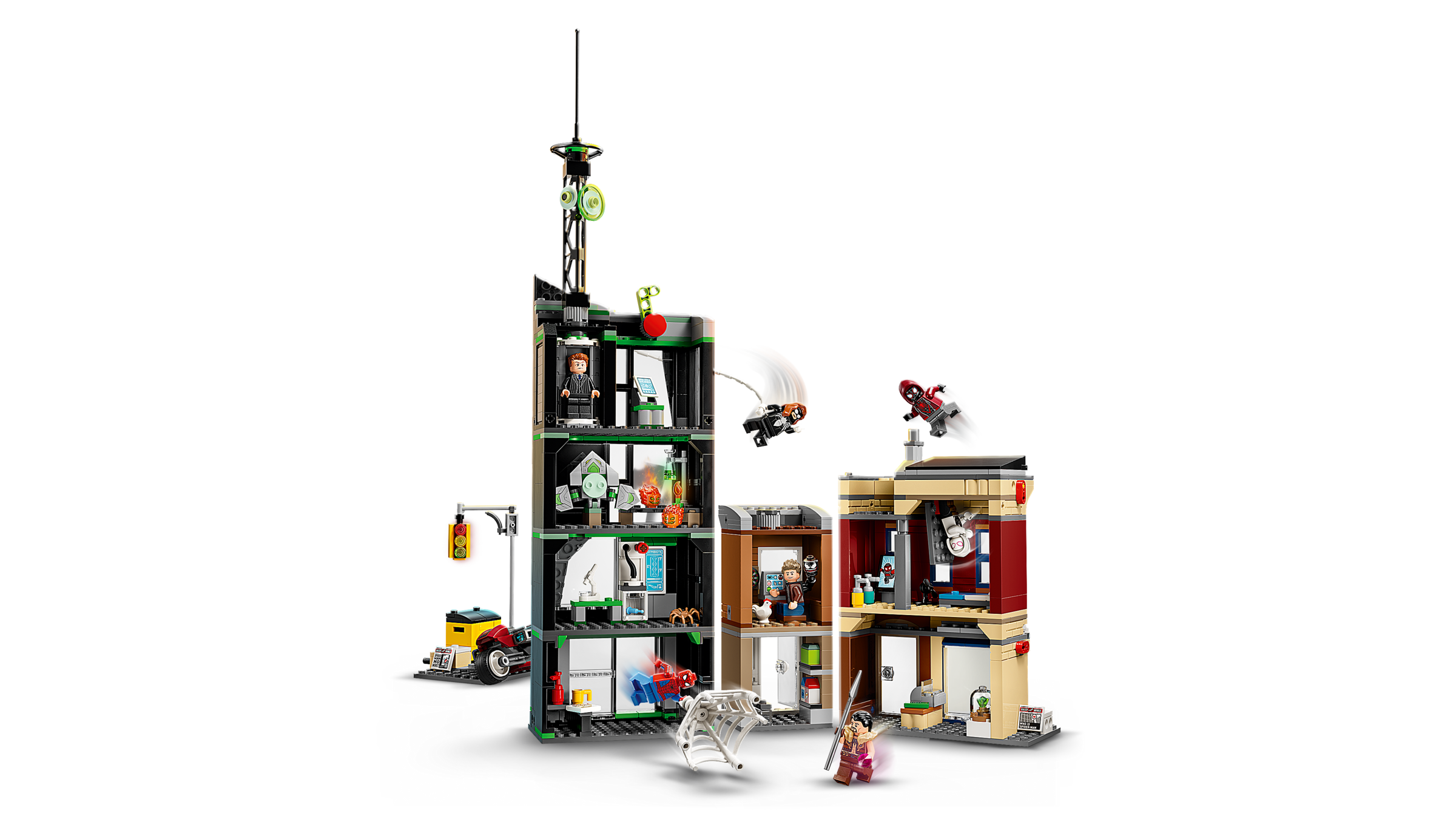 LEGO building set Spider-Man vs. Oscorp 808 pieces (British brand)