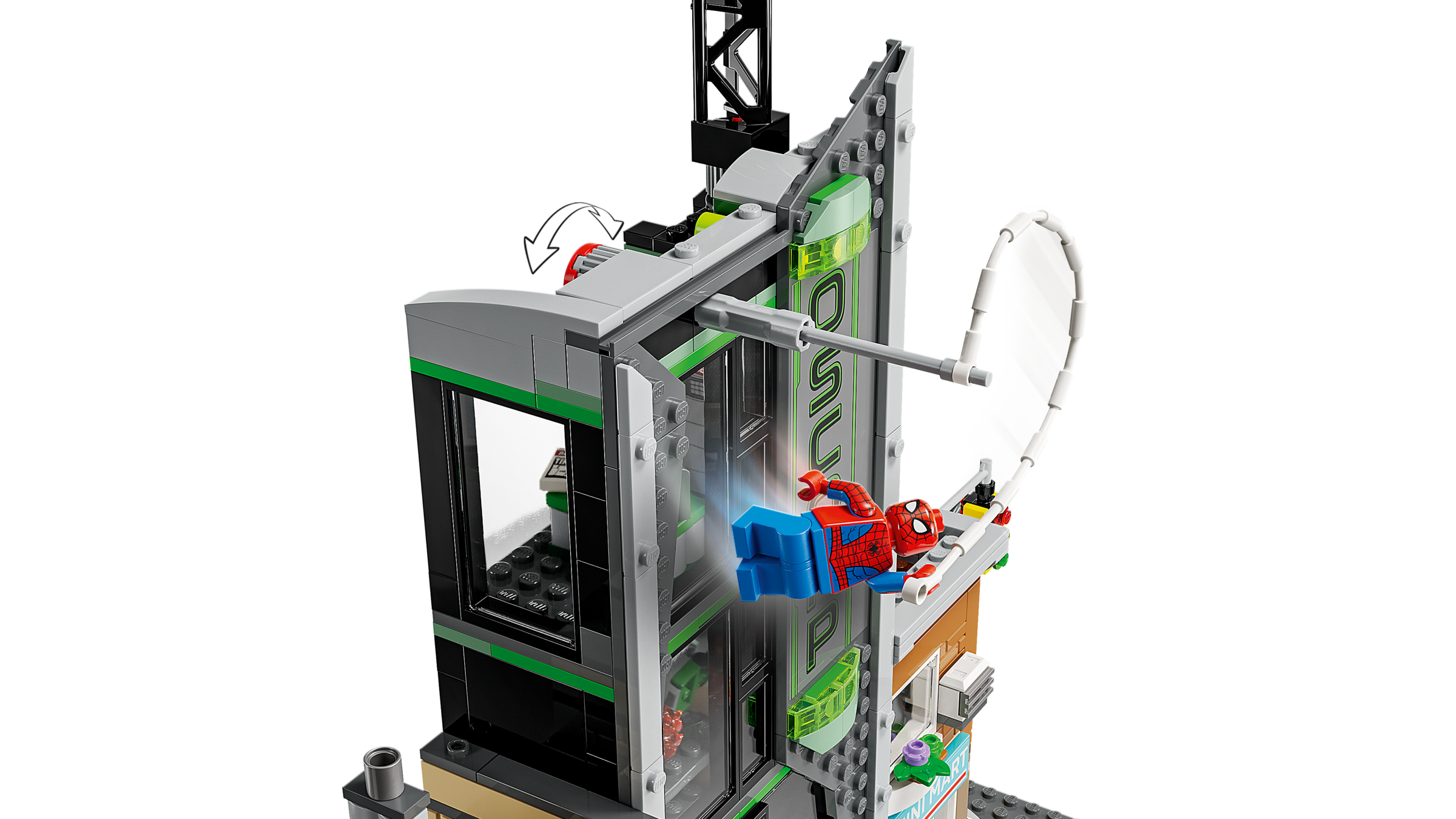 LEGO building set Spider-Man vs. Oscorp 808 pieces (British brand)