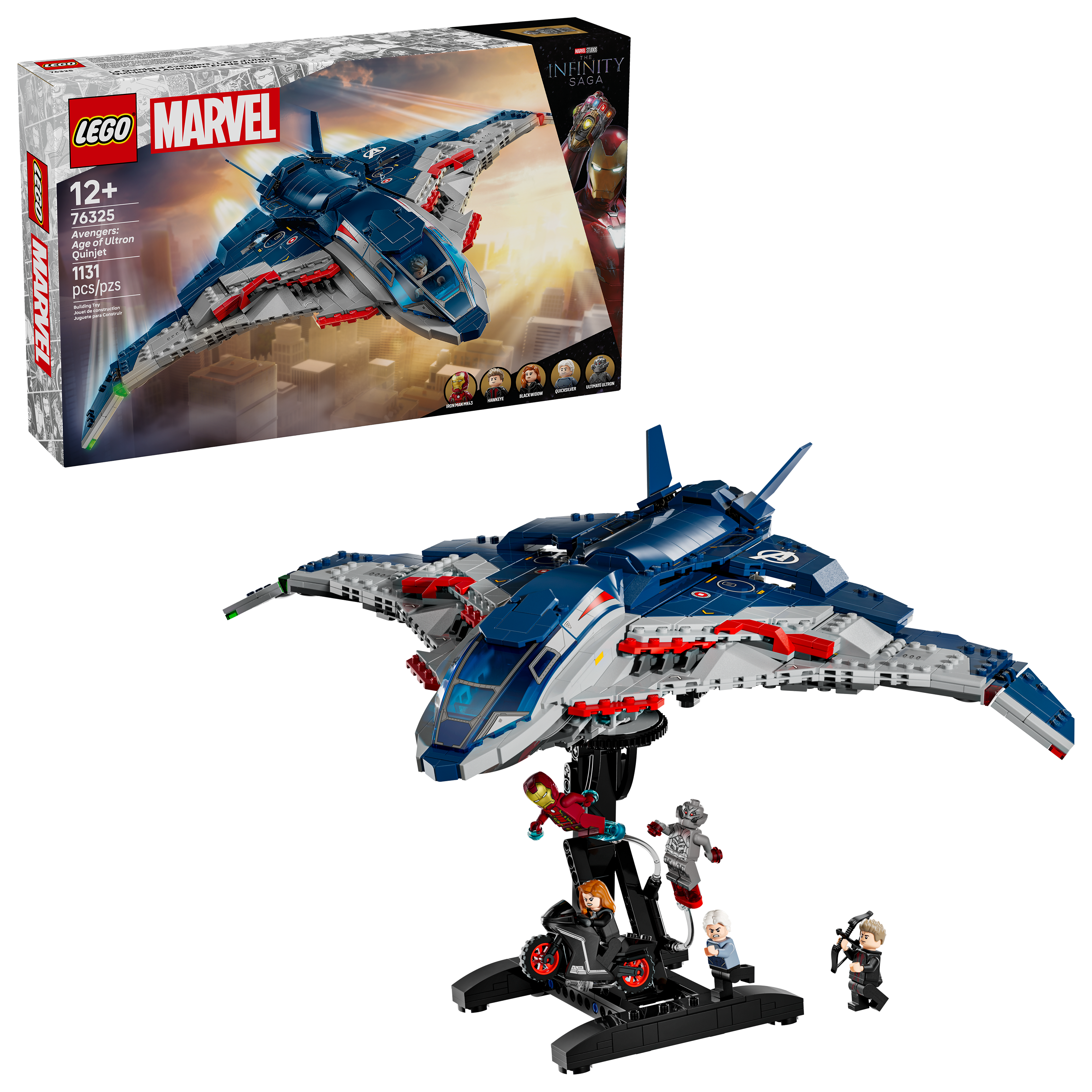 LEGO Marvel Avengers Quinjet 1131 pieces - British product