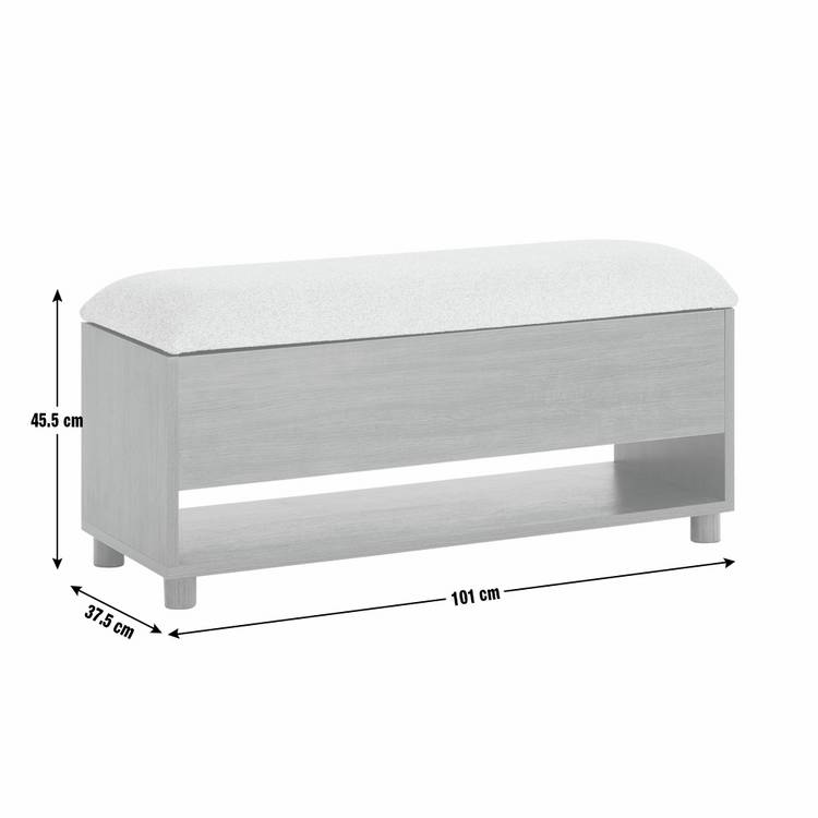 Habitat Saffield shoe storage bench walnut - British product