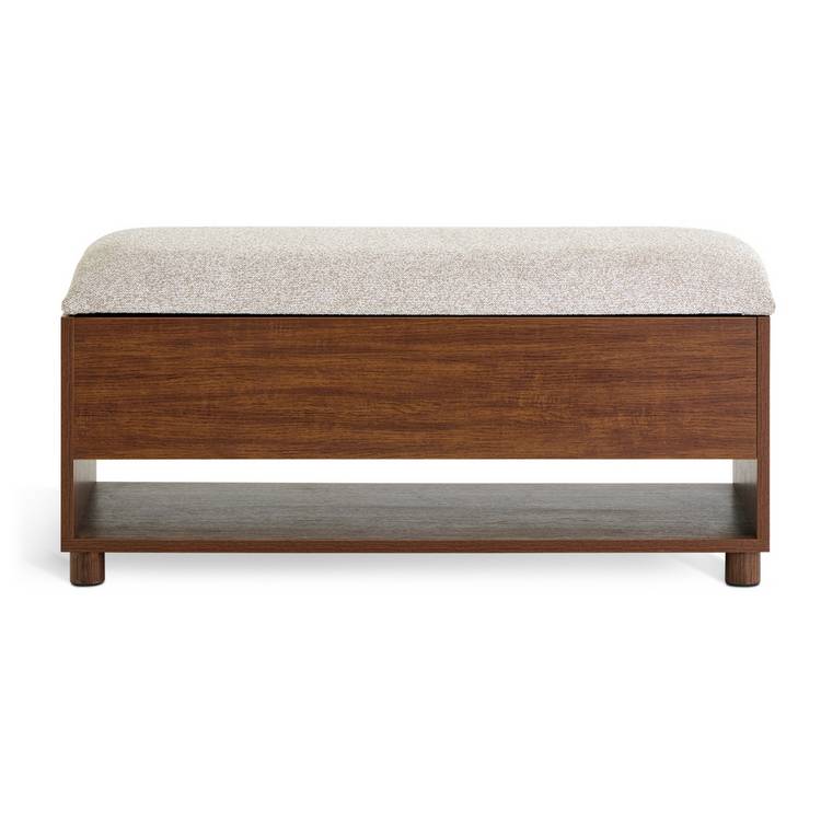 Habitat Saffield shoe storage bench walnut - British product