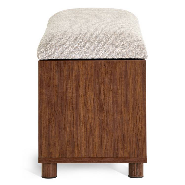 Habitat Saffield shoe storage bench walnut - British product