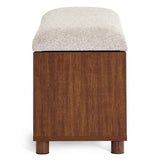 Habitat Saffield shoe storage bench walnut - British product