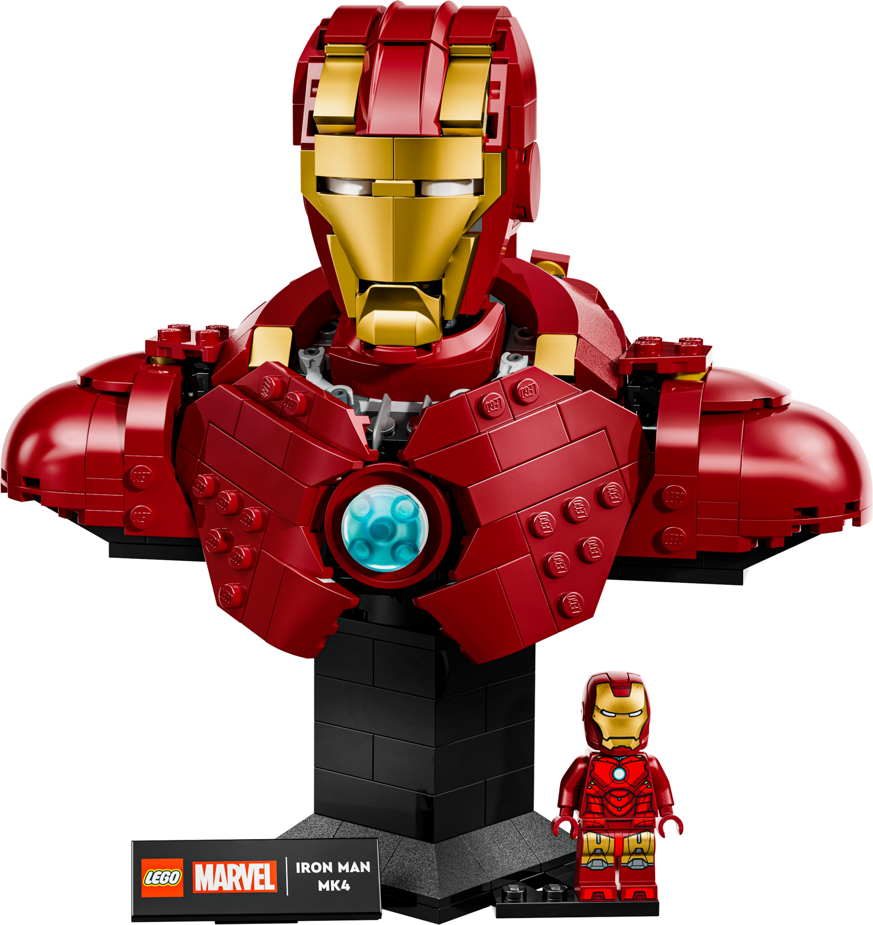 LEGO Iron Man MK4 Bust 436 Pieces, imported from the UK