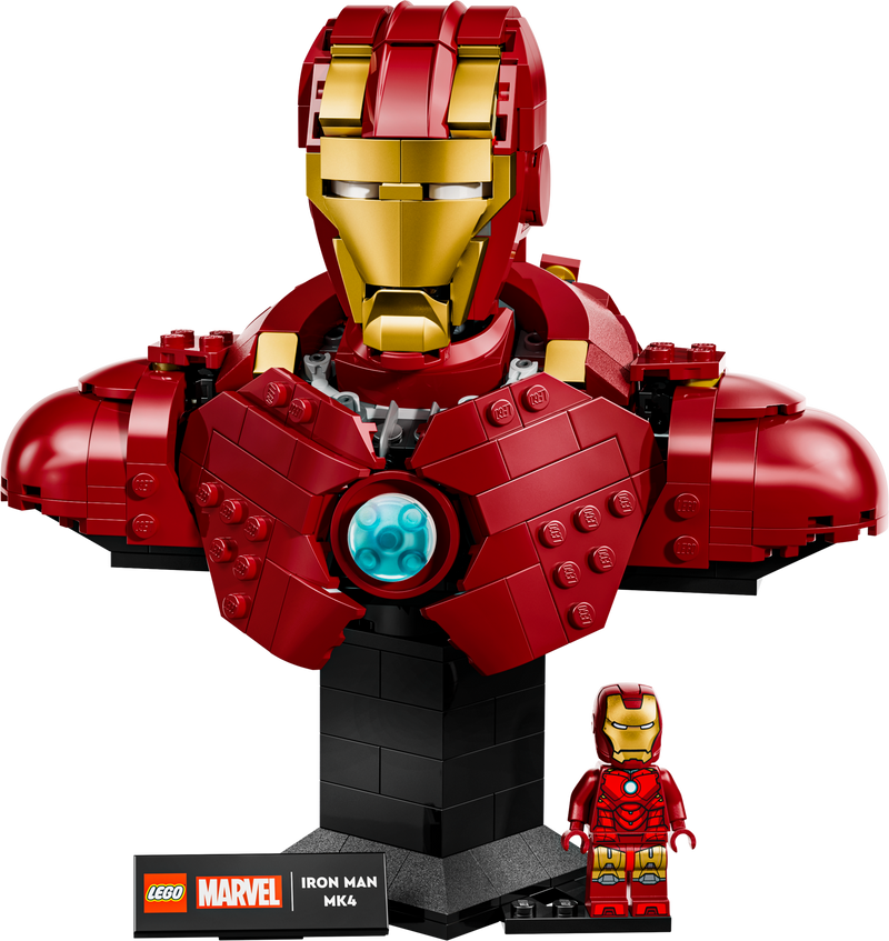 LEGO Iron Man MK4 Bust 436 Pieces, imported from the UK