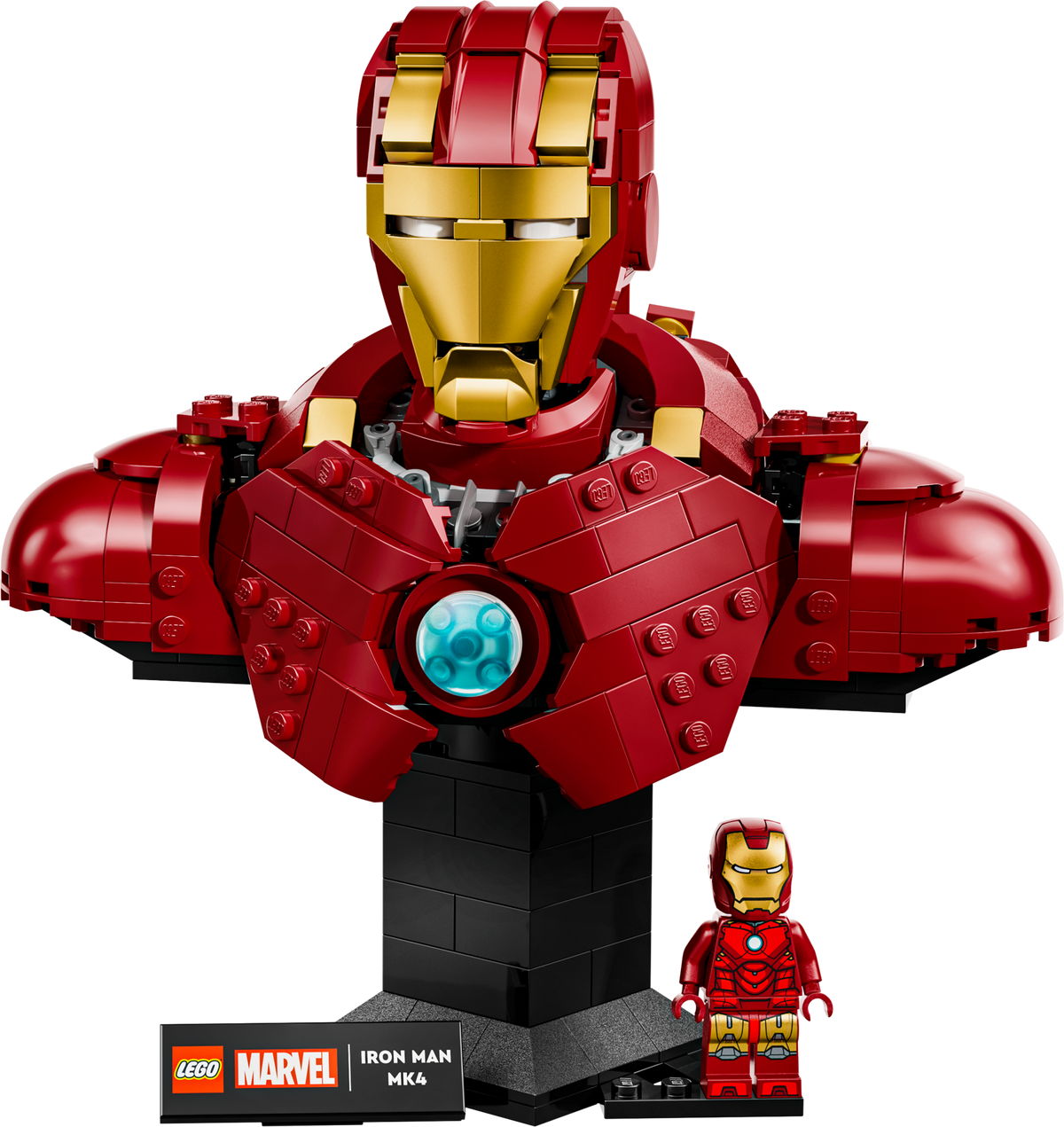 LEGO Iron Man MK4 Bust 436 Pieces, imported from the UK