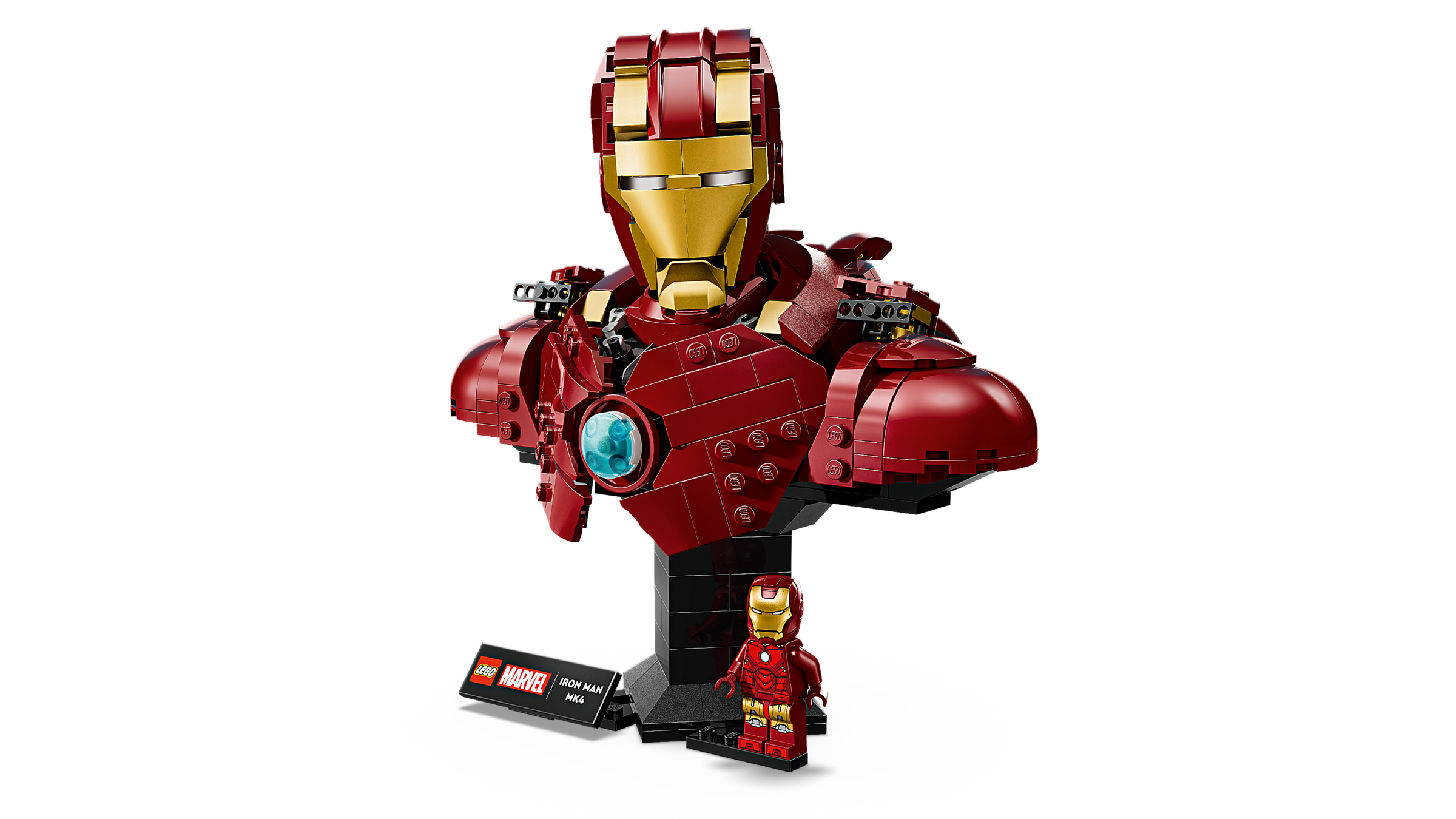 LEGO Iron Man MK4 Bust 436 Pieces, imported from the UK