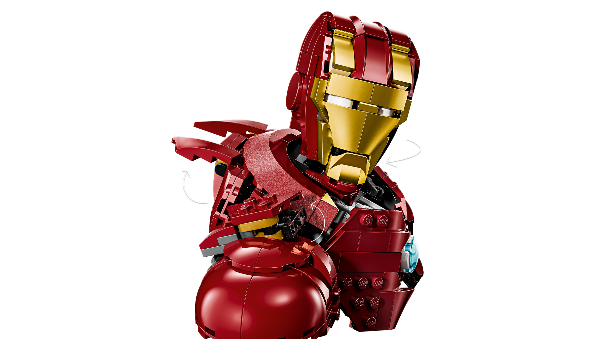 LEGO Iron Man MK4 Bust 436 Pieces, imported from the UK