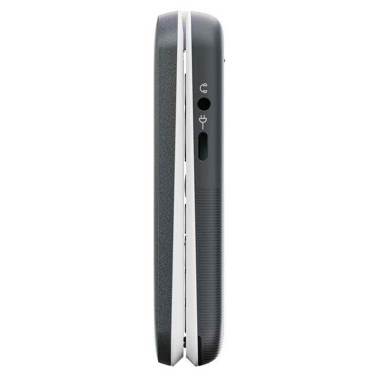 Vodafone Doro Leva L30 flip phone graphite and white (British brand)