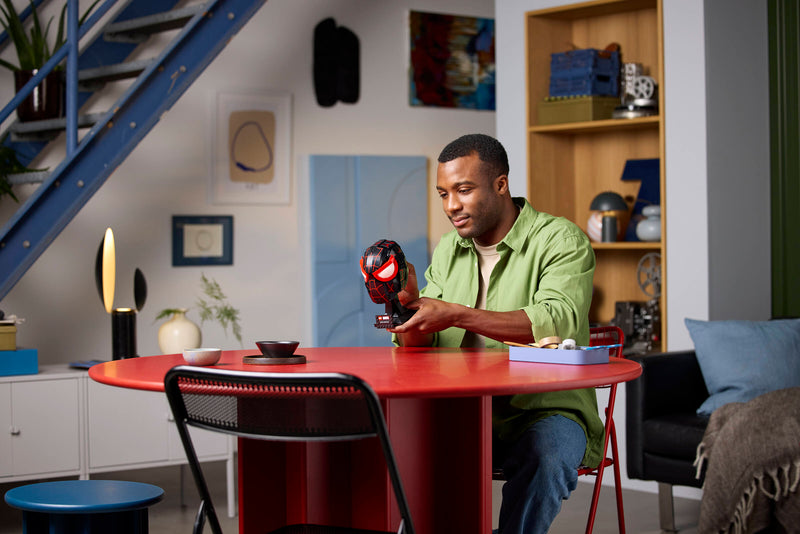 LEGO Miles Morales Mask Buildable 487 Pieces, imported from the UK