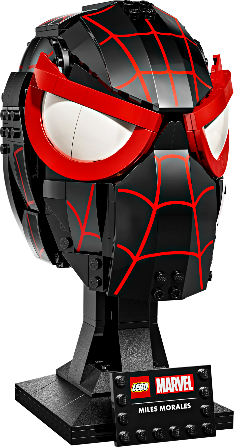 LEGO Miles Morales Mask Buildable 487 Pieces, imported from the UK