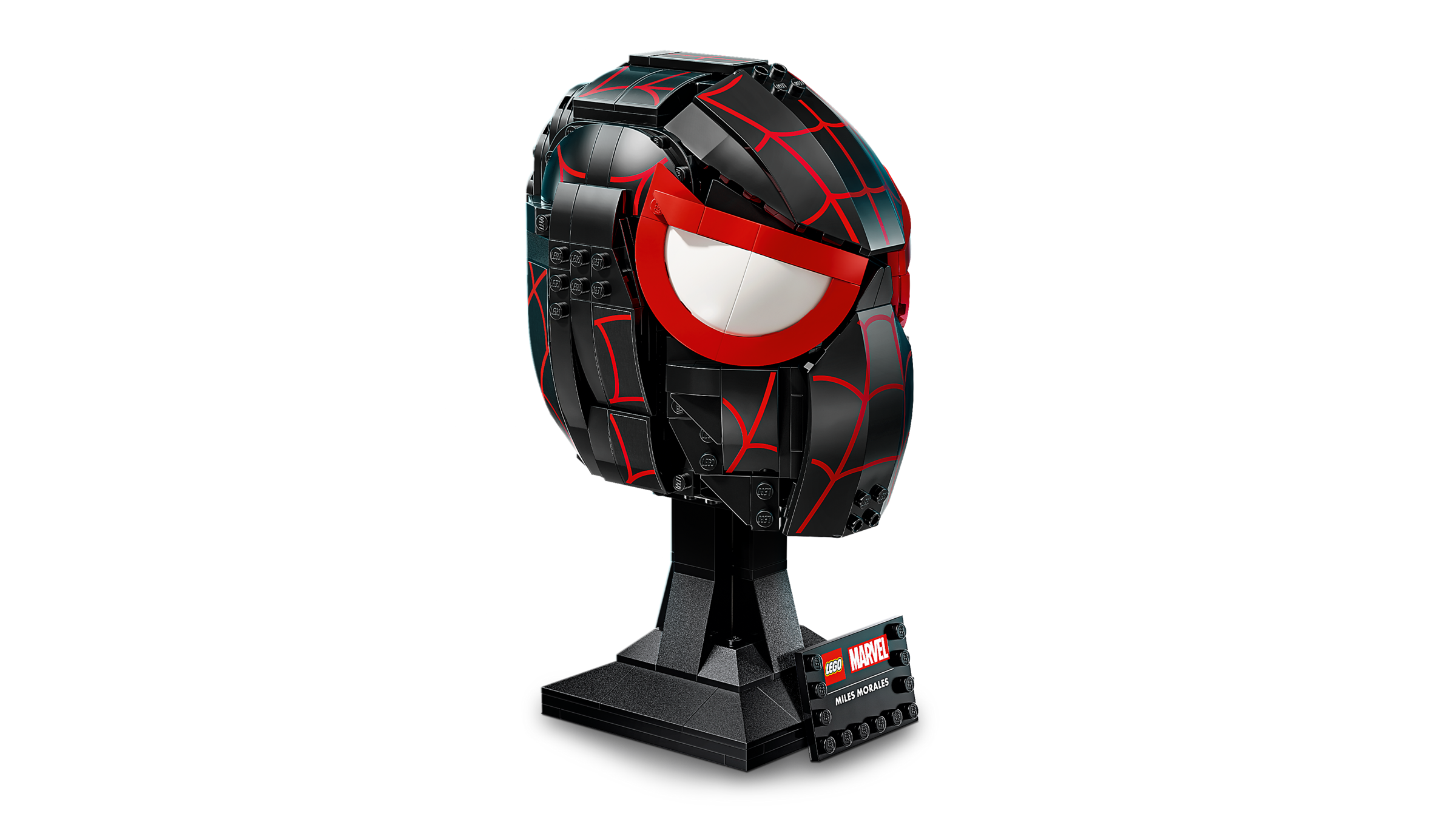 LEGO Miles Morales Mask Buildable 487 Pieces, imported from the UK