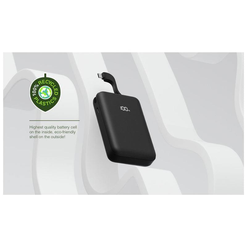 Juice 12000mAh portable power bank black (British brand)