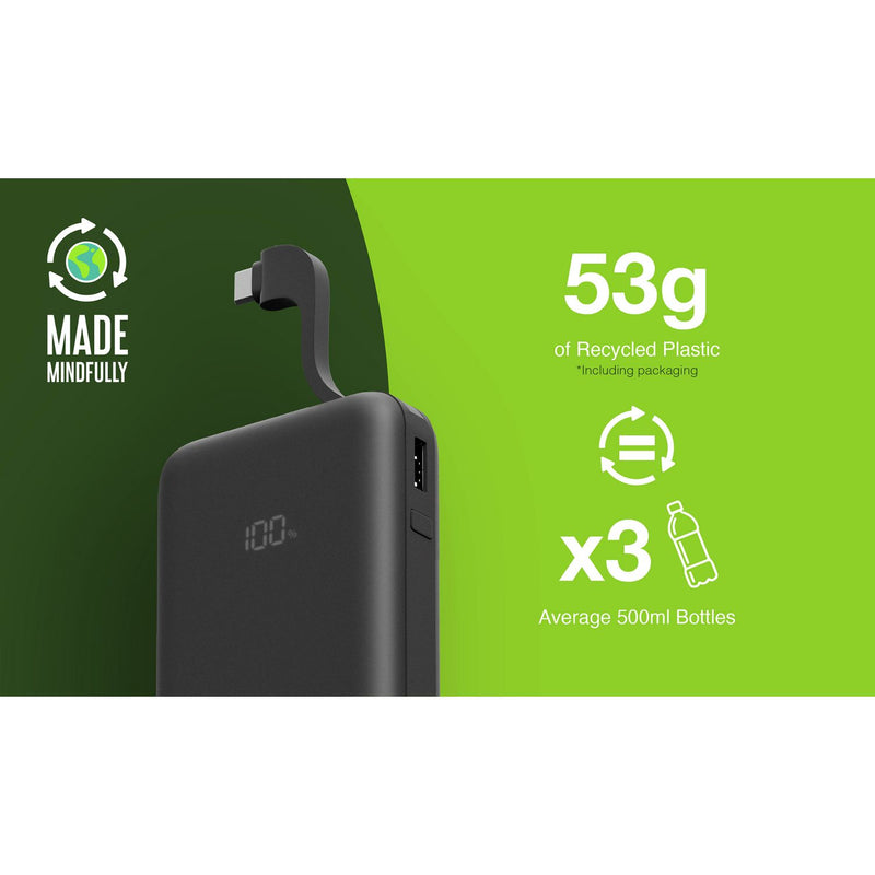 Juice 12000mAh portable power bank black (British brand)