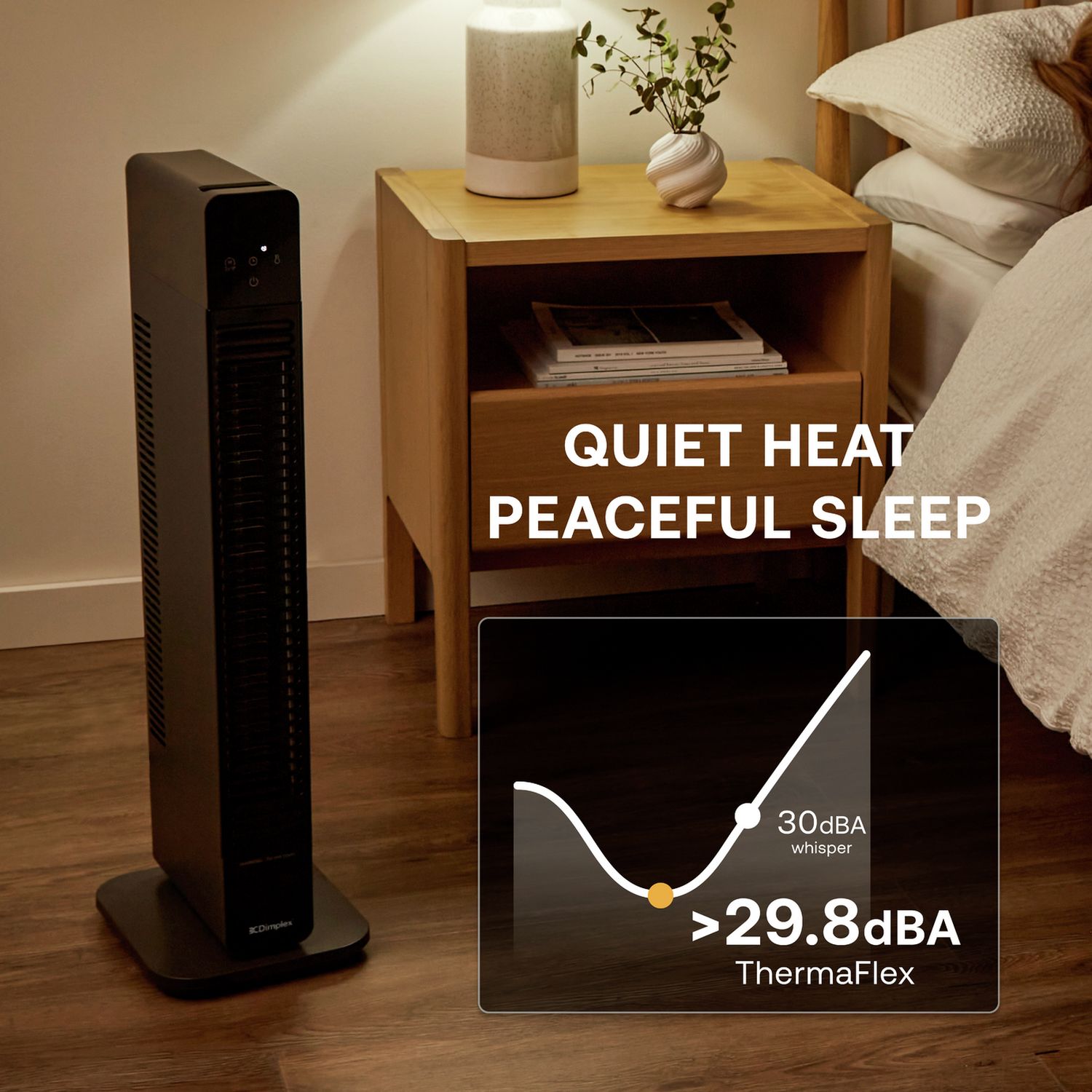Dimplex ThermaFlex convector heater 2.2kW, UK version