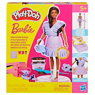 Argos Play-Doh Barbie Fashionista Ruffles Fashion Design Kit with 2 Tubs- Buy online at McGrocer