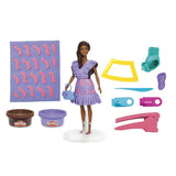 Play-Doh Barbie fashion toy set Ruffles with 2 tubs, imported from the UK