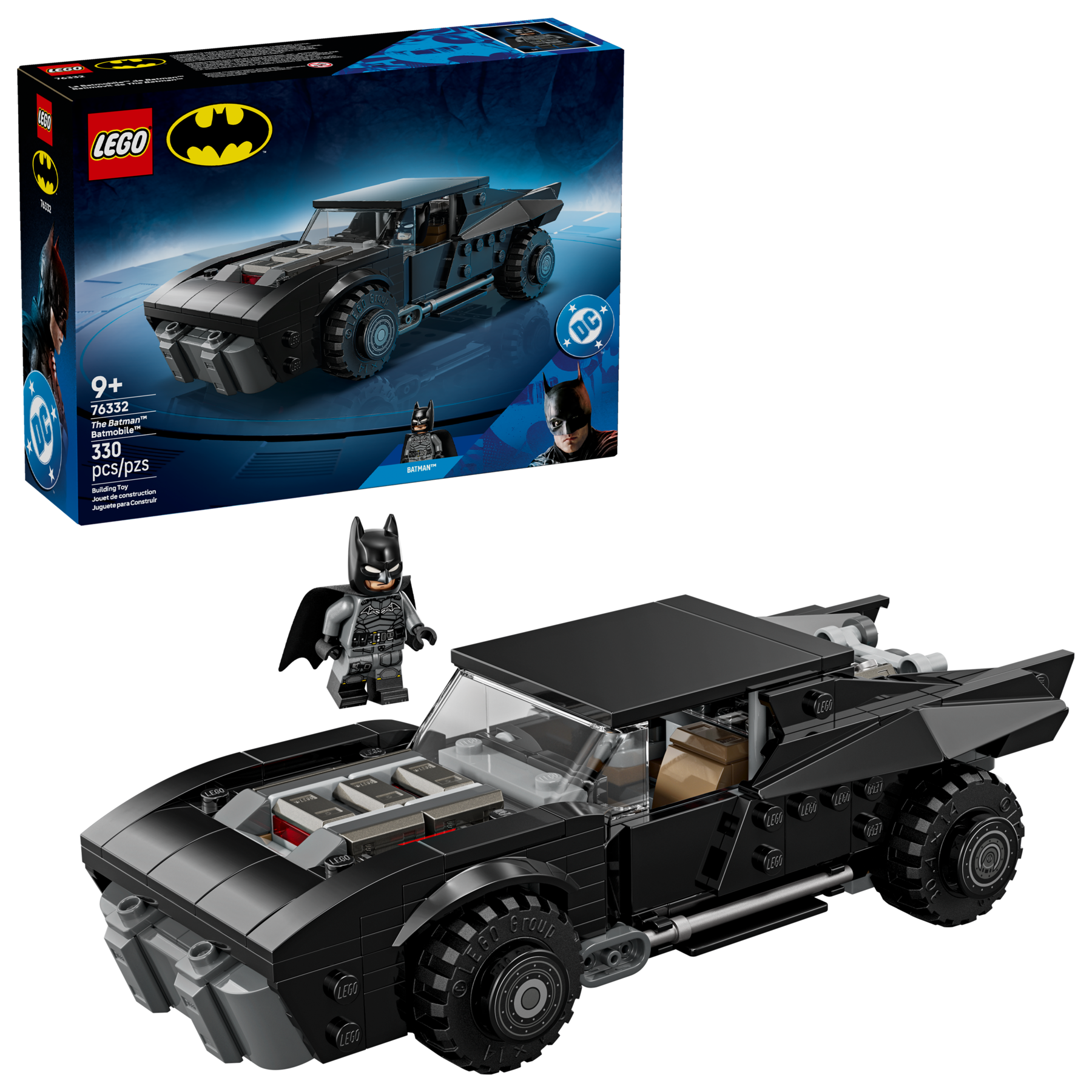 LEGO Batman Batmobile building toy 76332, UK version