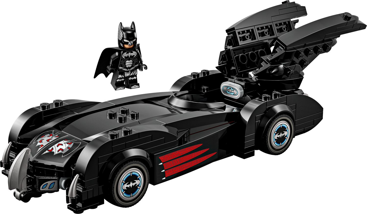 LEGO building toy Batman & Robin Batmobile 272-piece set - British product