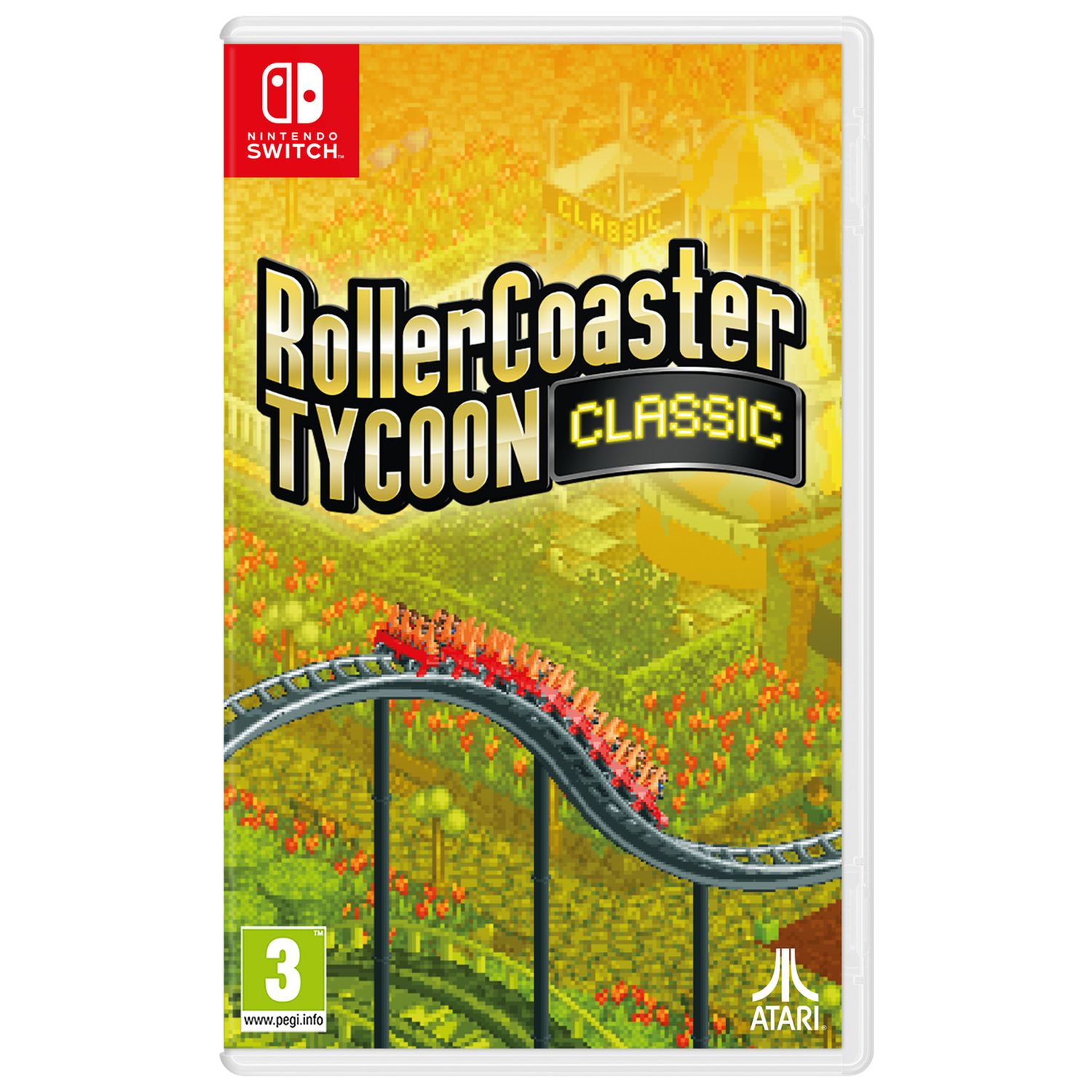 RollerCoaster Tycoon Classic Nintendo Switch game card - UK version