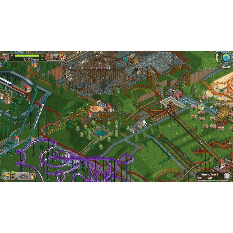 RollerCoaster Tycoon Classic Nintendo Switch game card - UK version