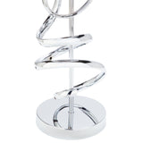 Argos Home sculptural swirl table light in grey, UK version