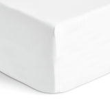 Habitat Cotton Rich 180 TC White Fitted Sheet - Small Double