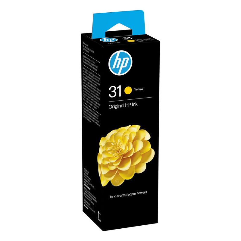 HP 31 high yield yellow ink bottle 70ml, UK version