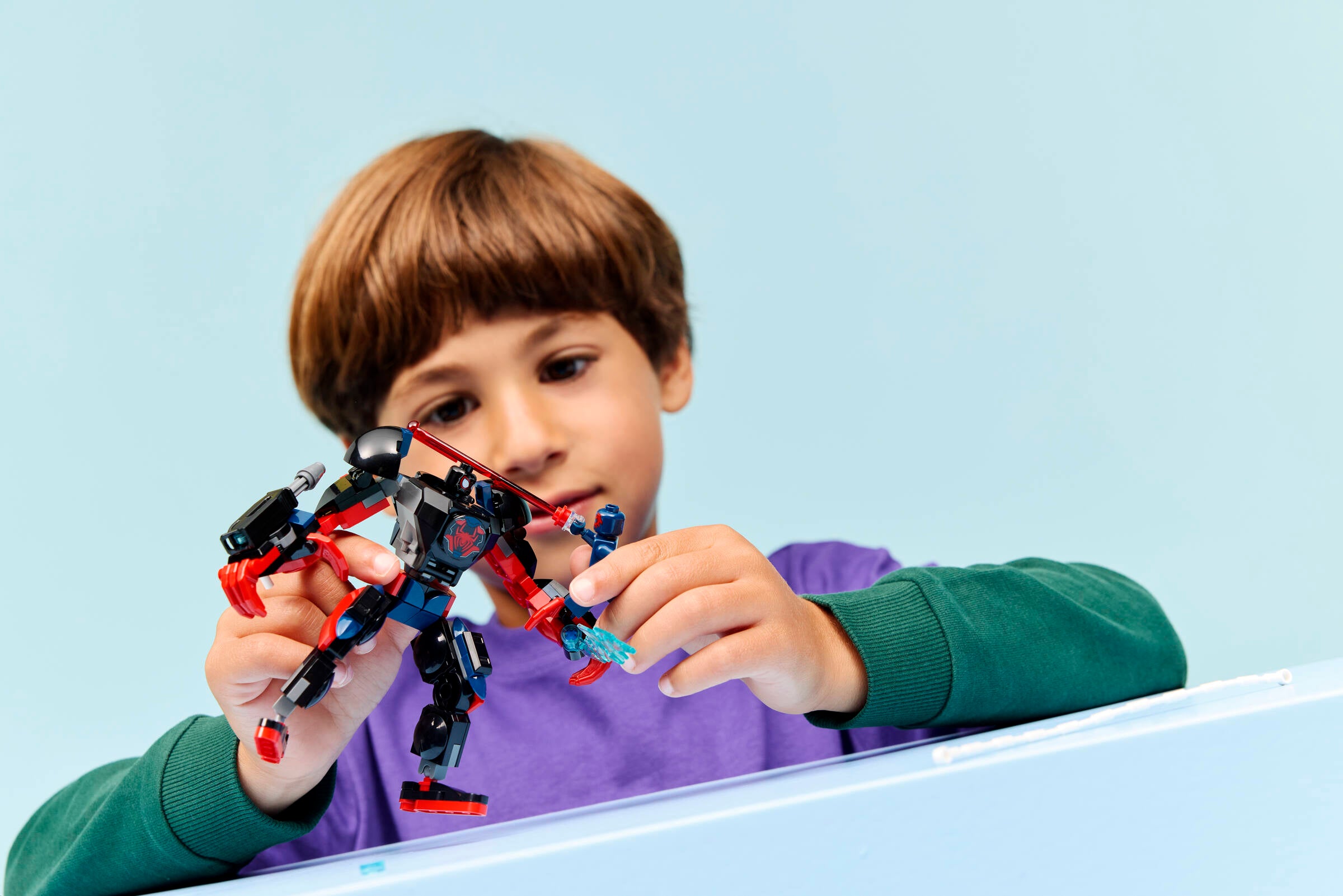 LEGO Miles Morales Mech 135-piece building toy - British product