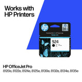 HP 924 original black ink cartridge for OfficeJet Pro, UK version