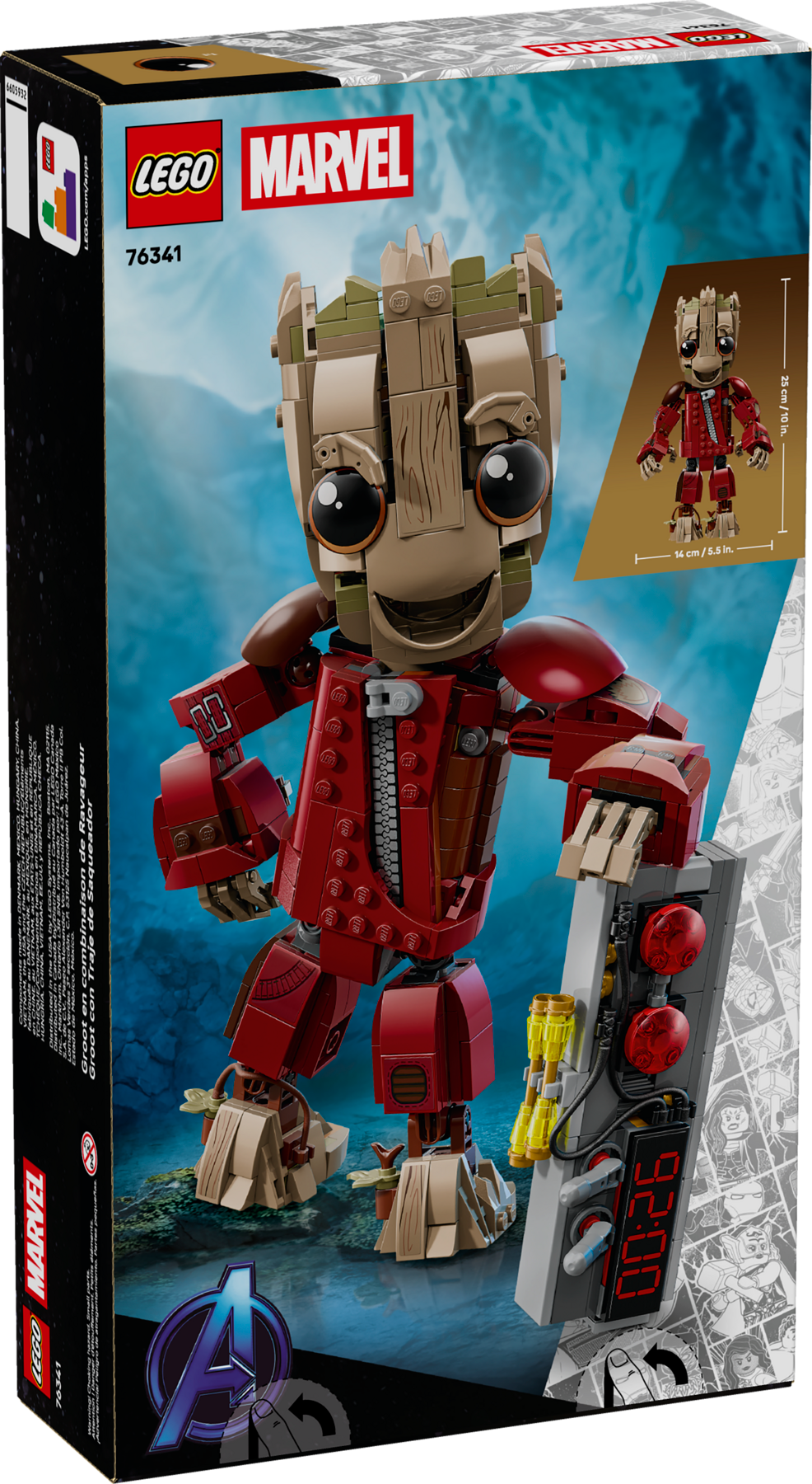 LEGO Ravager Jumpsuit Groot building set 604 pieces (British brand)